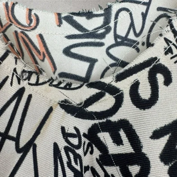 La Prestic Ouiston Punks Not Dead I did It My Way Silk Camion Blouse Tank Sz‎ 0